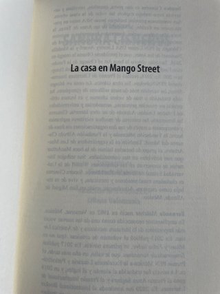 La casa en Mango Street