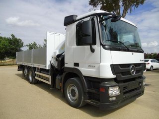 Mercedes ACTROS 2532--CAMIONES CON GRUA