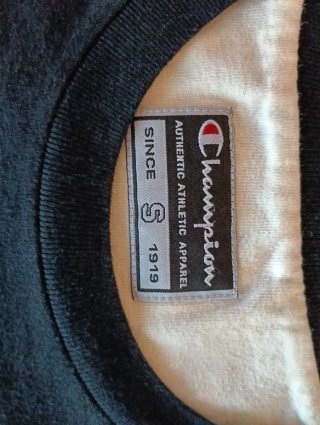 Maglia Champion nera manica lunga taglia S