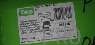 piloto renault 21 derecho valeo