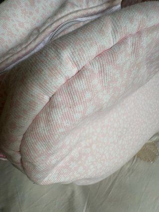 Bolso bebé rosa estampado