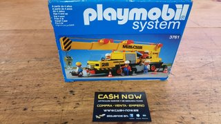PLAYMOBIL 3761 ANTIGUO SET GRÚA MÓVIL CON CAJA