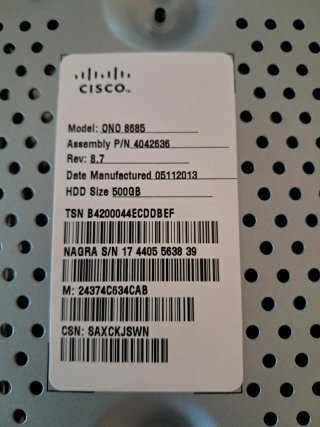 Decodificador ONO TV Digital HD COM