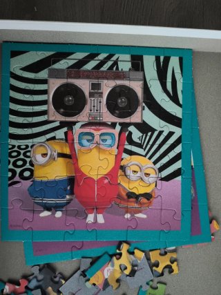 Puzzle Minions 4 en 1 hasta 500 piezas