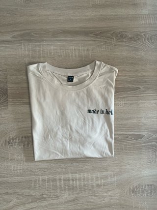 Camiseta SHEIN beige talla S