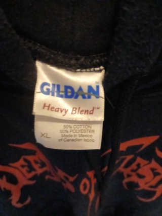 Sudadera Deeds of Flesh Negra