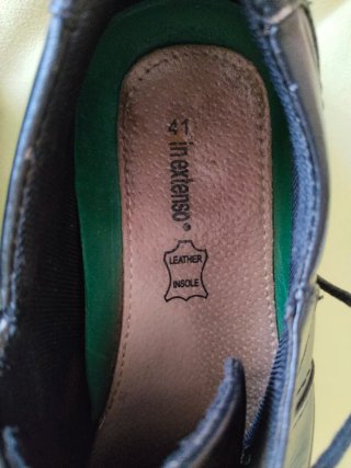 Zapatos con cordones de piel hombre negros
