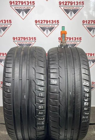 *215 40 17 W DUNLOP RUEDA BARATA OPORTUNIDAD