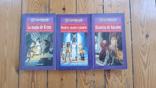 Varias colecciones Dragonlance y Juego de Tronos