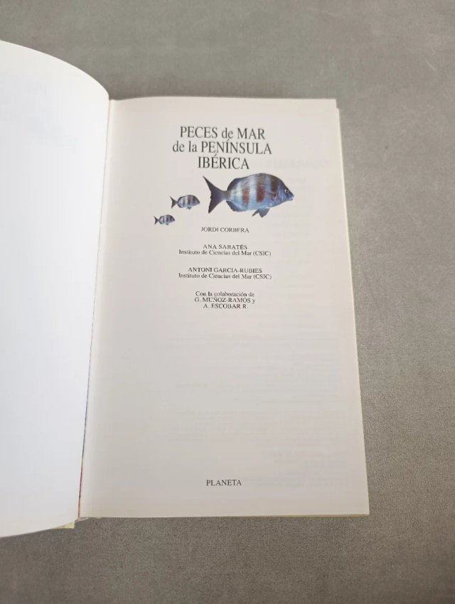 PECES DE MAR DE LA PENÍNSULA IBÉRICA. Planeta