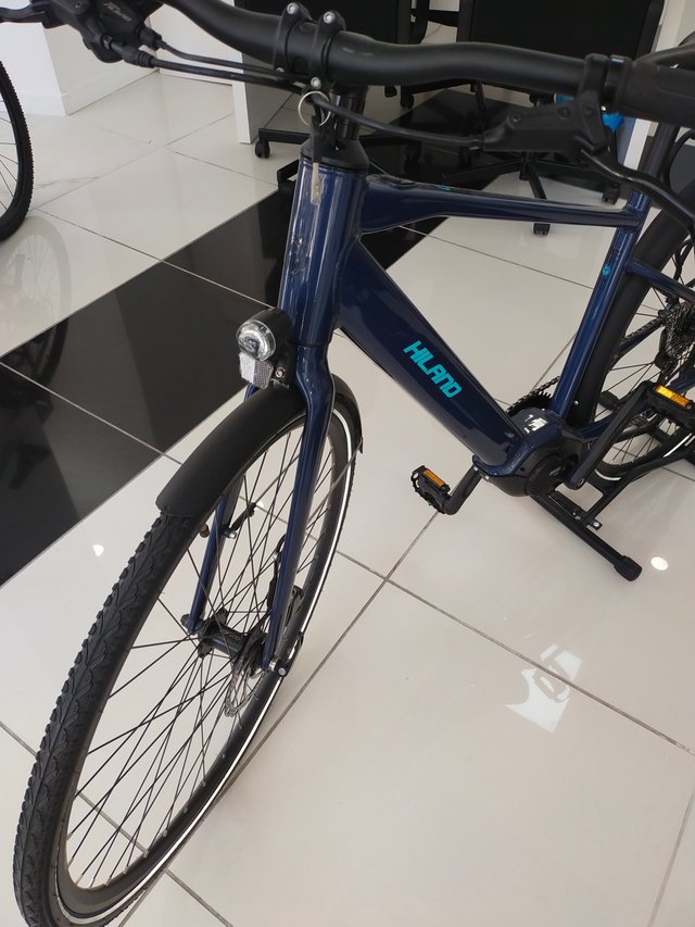 Bicicleta Eléctrica Hiland Azul