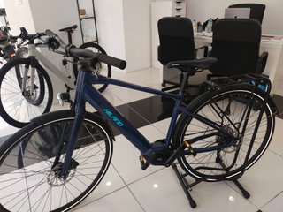 Bicicleta Eléctrica Hiland Azul