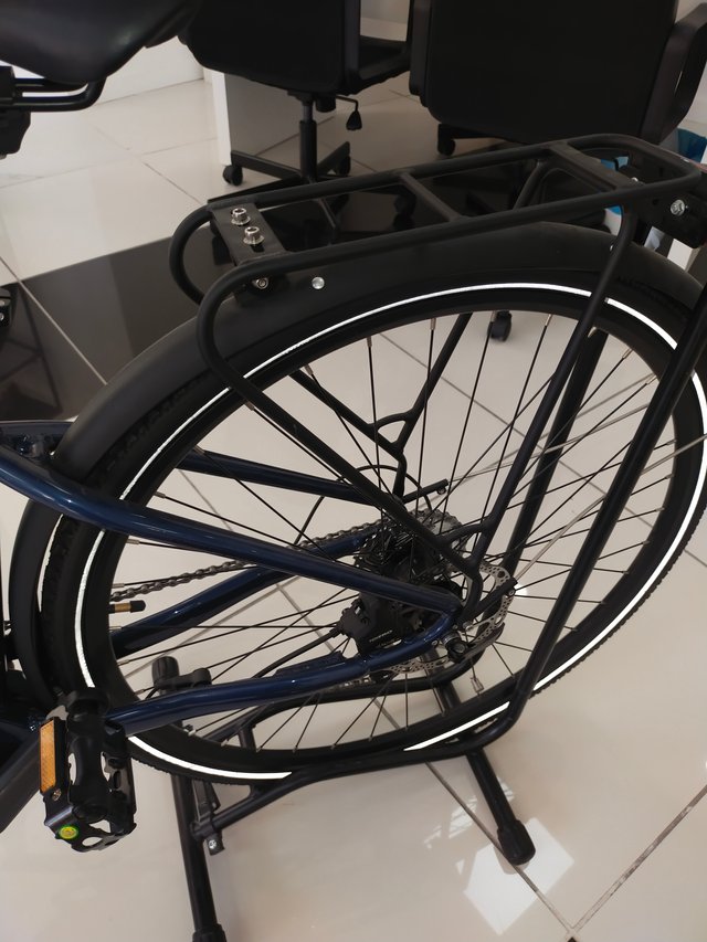 Bicicleta Eléctrica Hiland Azul