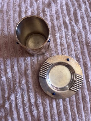 Cartier Lapicero y Cenicero Plata