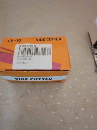Prensatelas máqu. de coser Remalla y corta la tela