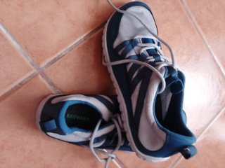 Zapatillas Saguaro Talla 42 Azul/Blanco, gris