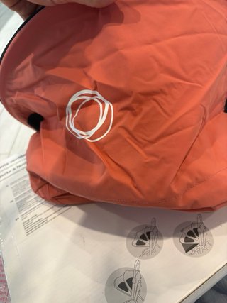 Capota Bugaboo Bee Breezy Sun Canopy Rosa anaranja