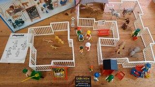 PLAYMOBIL 3145 ANTIGUO SET ZOO CON CAJA