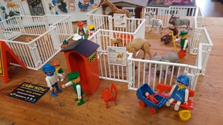 PLAYMOBIL 3145 ANTIGUO SET ZOO CON CAJA
