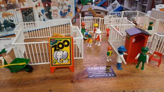 PLAYMOBIL 3145 ANTIGUO SET ZOO CON CAJA
