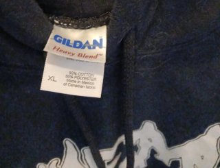 Sudadera Negra con Logo Pyaemia.