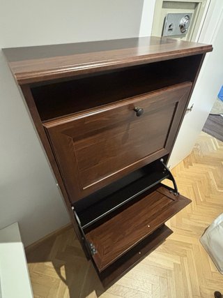Mueble Zapatero Ikea Brusali Marrón