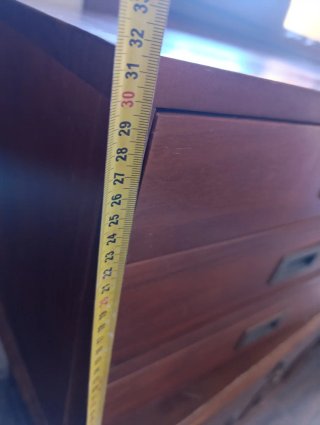 Lote 2 cajoneras madera maciza