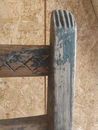Silla antigua masía siglo XVIII