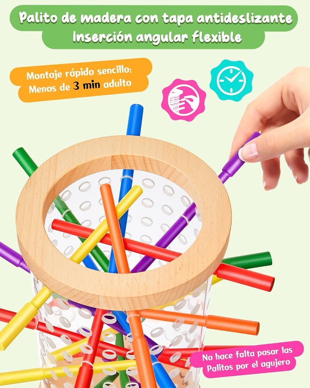 Juego Montessori Niños 3-6 Años