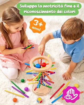Juego Montessori Niños 3-6 Años
