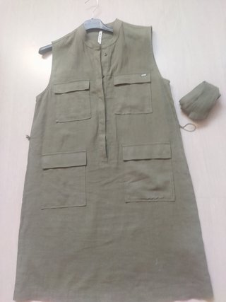 Vestido Talla S Pepe Jeans Lino