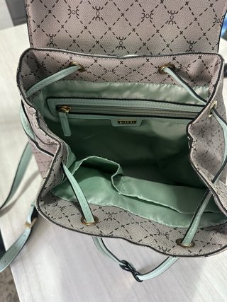 Zaino donna Carpisa grigio e verde acqua