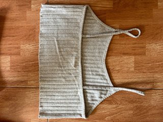 Conjunto Zara Top y Falda Beige
