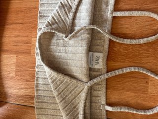 Conjunto Zara Top y Falda Beige