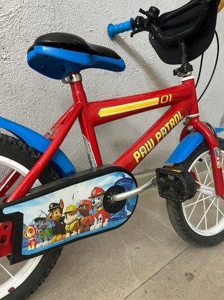 Bicicleta 18 pulgadas patrulla canina