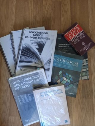LIBROS ACCESO A LA UNIVERSIDAD MAYORES DE 25 AÑOS