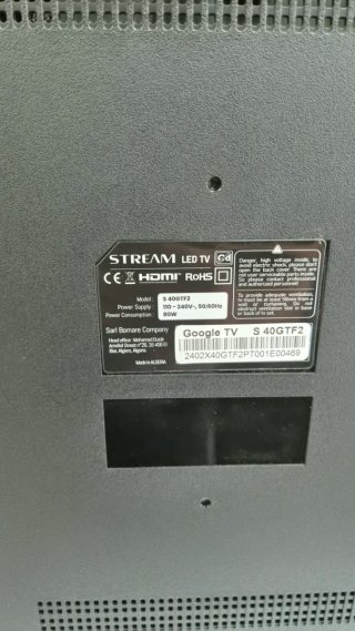 SMART TV STREAM SYSTEM S-40GTF2 40” FHD