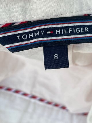 Gonna Tommy Hilfiger pizzo bianca