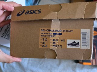 Scarpe uomo Asics blu e bianche
