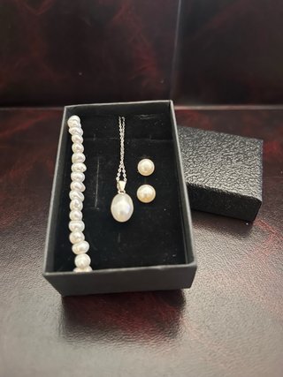 Conjuntos Plata 925  Perlas Naturales Culltivadas