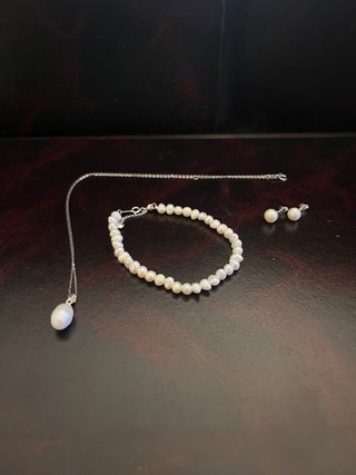 Conjuntos Plata 925  Perlas Naturales Culltivadas