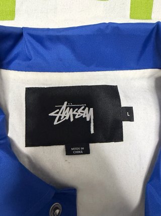 Giacca a vento Stussy originale blu
