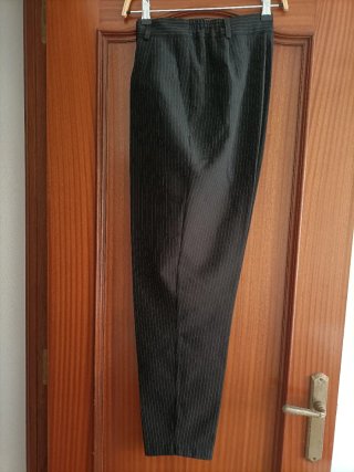 Pantalón Kiabi Raya Diplomática Negro