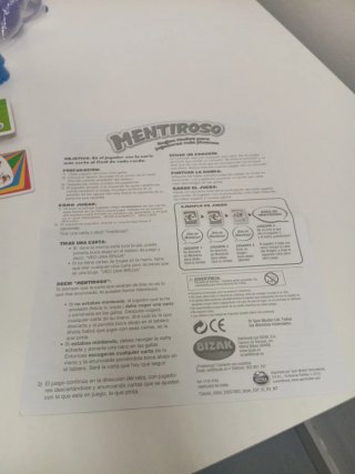 Mentiroso Juego de Mesa Bizak