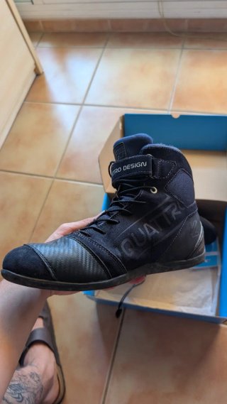 Botas de moto QUATTRO DESIGN negras
