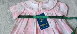 Vestido infantil talla 18 meses con etiqueta