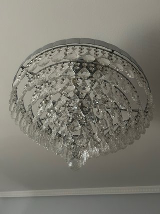 Lámpara de salón cristal swarovski con repuestos