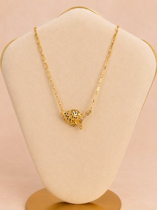 Gargantilla con Leopardo Oro de 18 kl TOL-TRA2482