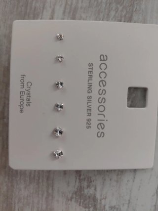 Pendientes Accesorios Plata 925 Cristales