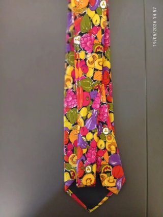 Cravatta 100% Seta Made in Italy - Fantasia Frutta